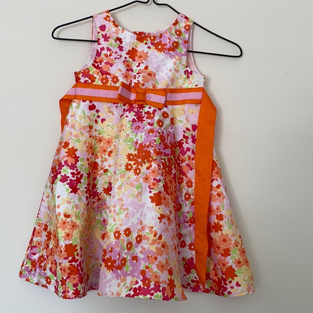 Girls Size 4 Floral Dress
